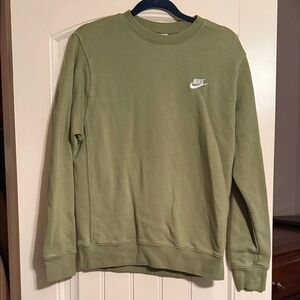 Nike Women's Sage Green Crewneck Sweater